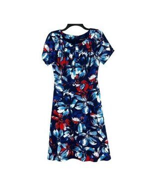 Preston York Women Floral Short Sleeve Pattern Dress Size 6